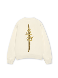 Áo Sweater Nỉ Hai Da Japan Spirit Yellow Katana