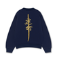 Áo Sweater Nỉ Hai Da Japan Spirit Yellow Katana
