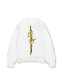 Áo Sweater Nỉ Hai Da Japan Spirit Yellow Katana