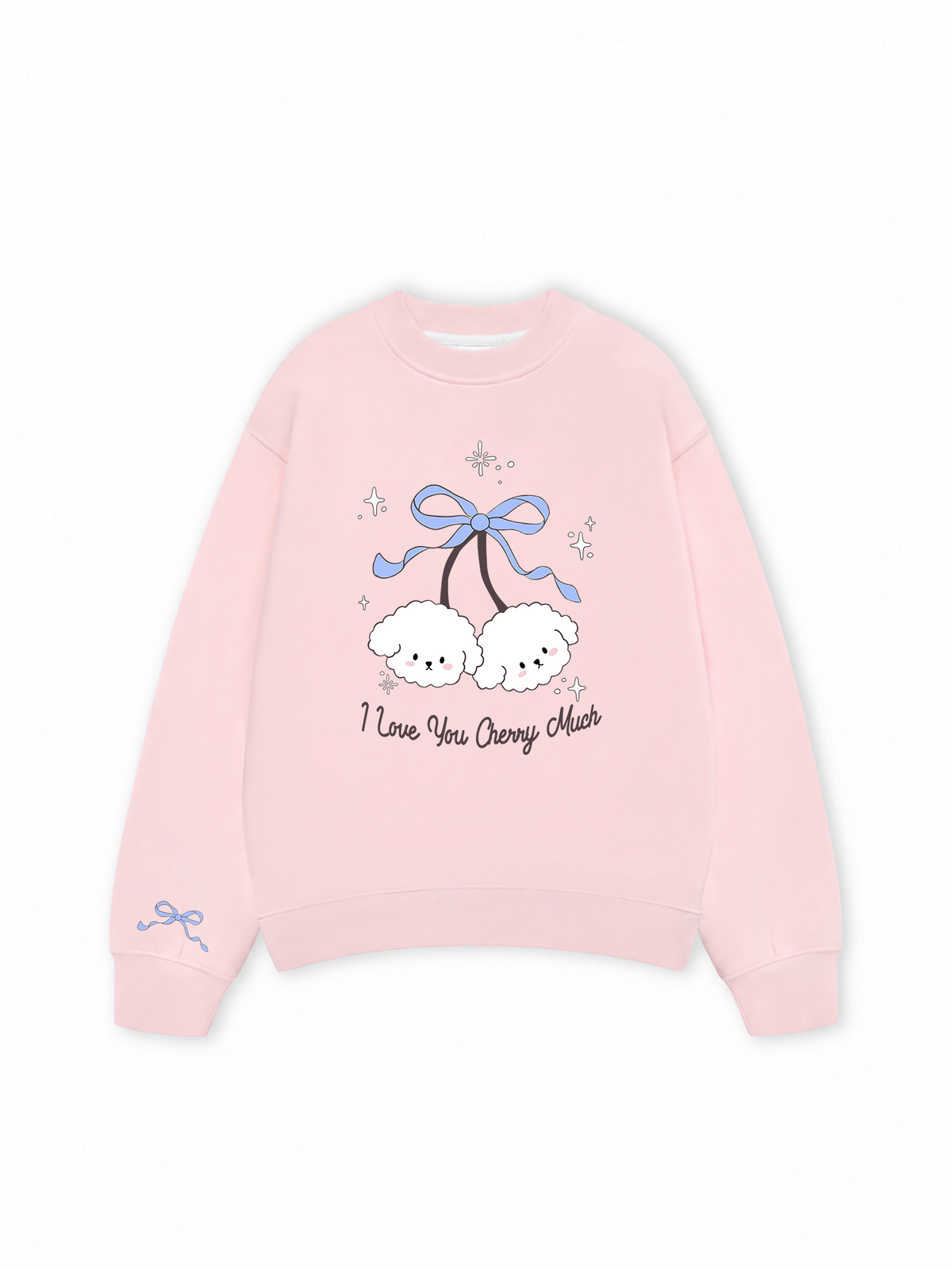 Áo Sweater Nỉ Hai Da Daily Cuties I Love You Cherry Much