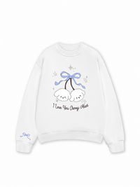 Áo Sweater Nỉ Hai Da Daily Cuties I Love You Cherry Much