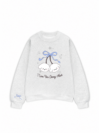 Áo Sweater Nỉ Hai Da Daily Cuties I Love You Cherry Much