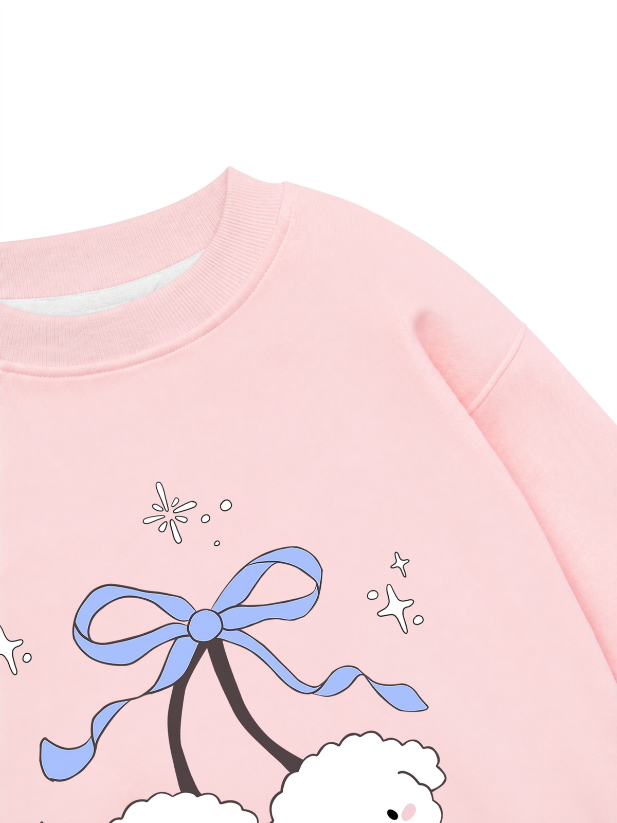 Áo Sweater Nỉ Hai Da Daily Cuties I Love You Cherry Much