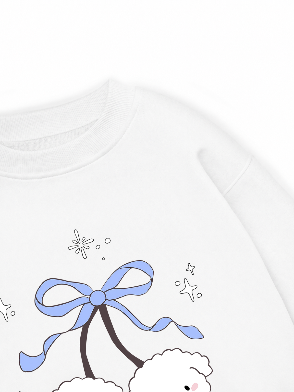 Áo Sweater Nỉ Hai Da Daily Cuties I Love You Cherry Much