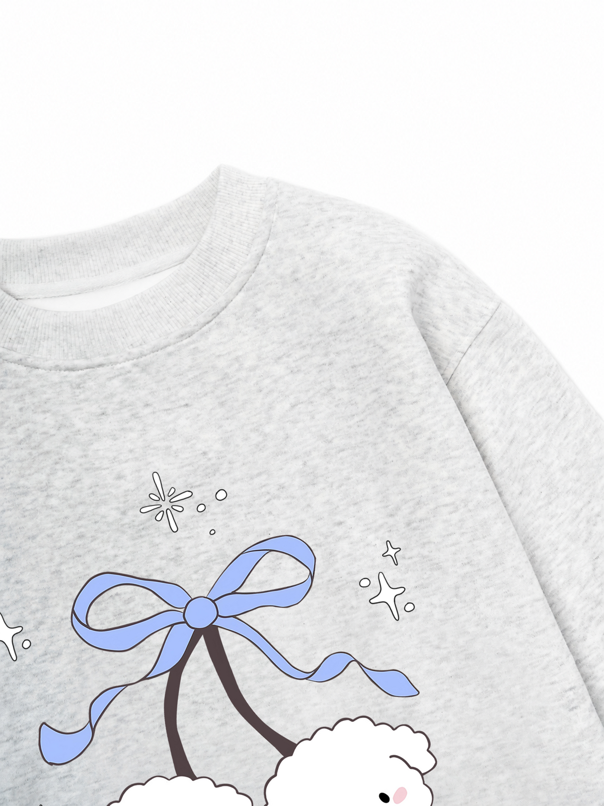 Áo Sweater Nỉ Hai Da Daily Cuties I Love You Cherry Much