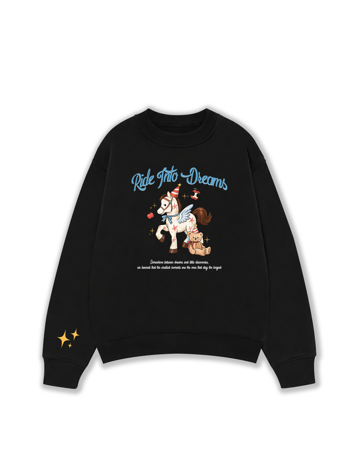 Áo Sweater Nỉ Hai Da Daily Cuties Run Into Dreams