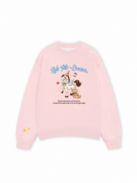 Áo Sweater Nỉ Hai Da Daily Cuties Run Into Dreams