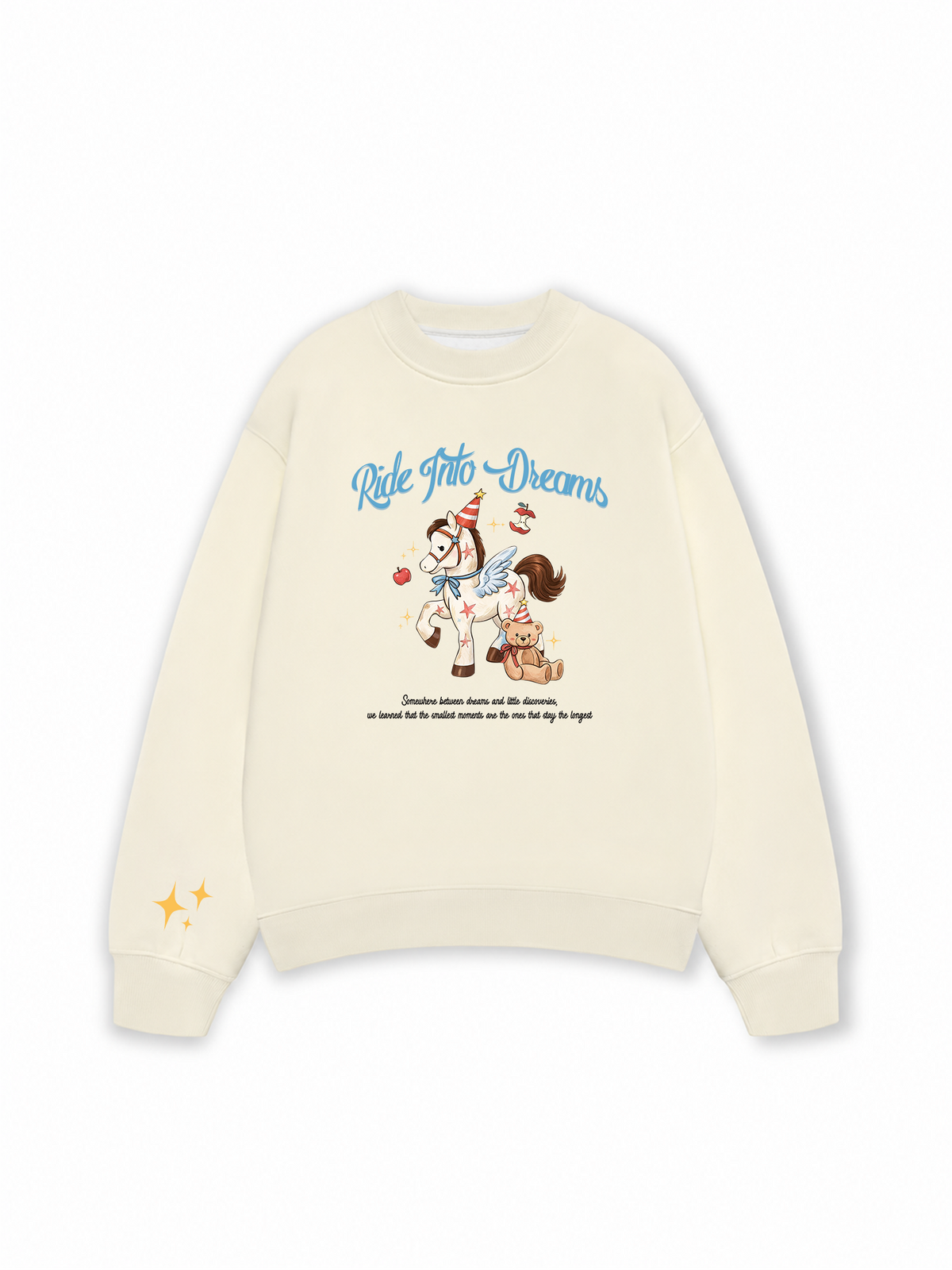 Áo Sweater Nỉ Hai Da Daily Cuties Run Into Dreams
