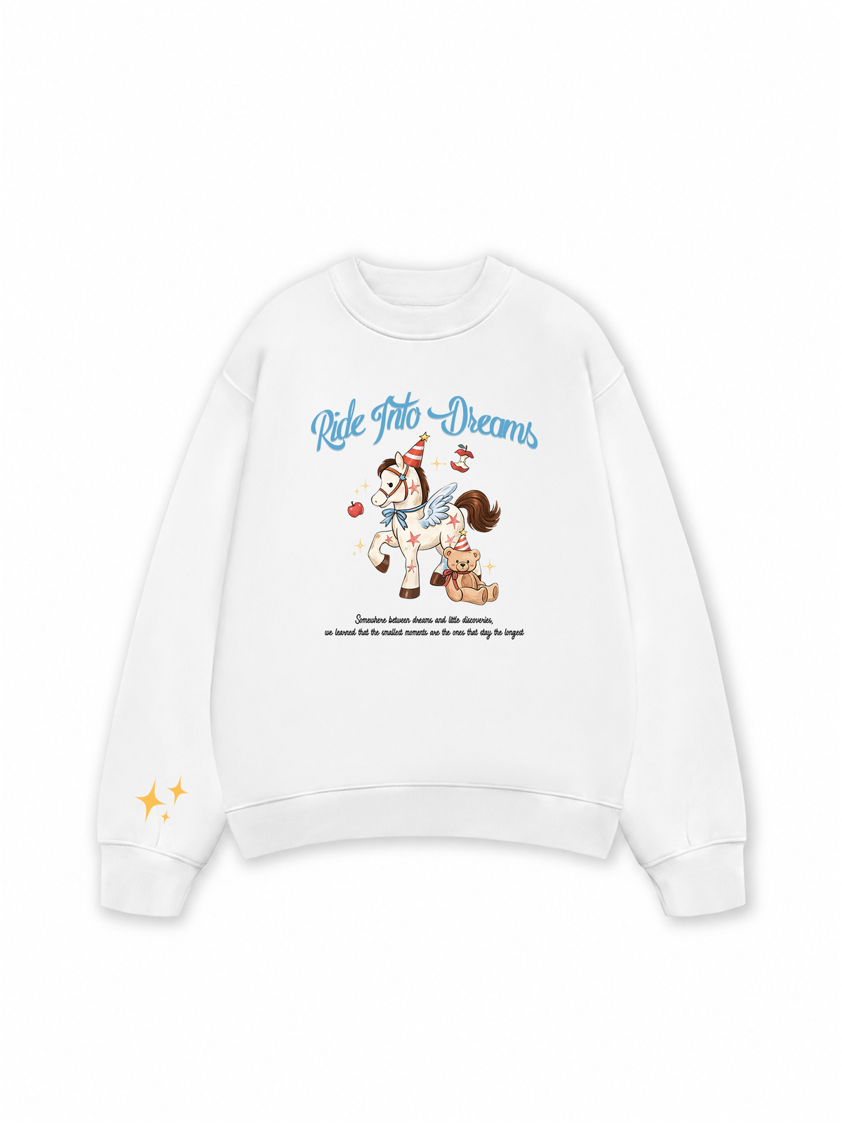 Áo Sweater Nỉ Hai Da Daily Cuties Run Into Dreams