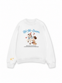 Áo Sweater Nỉ Hai Da Daily Cuties Run Into Dreams