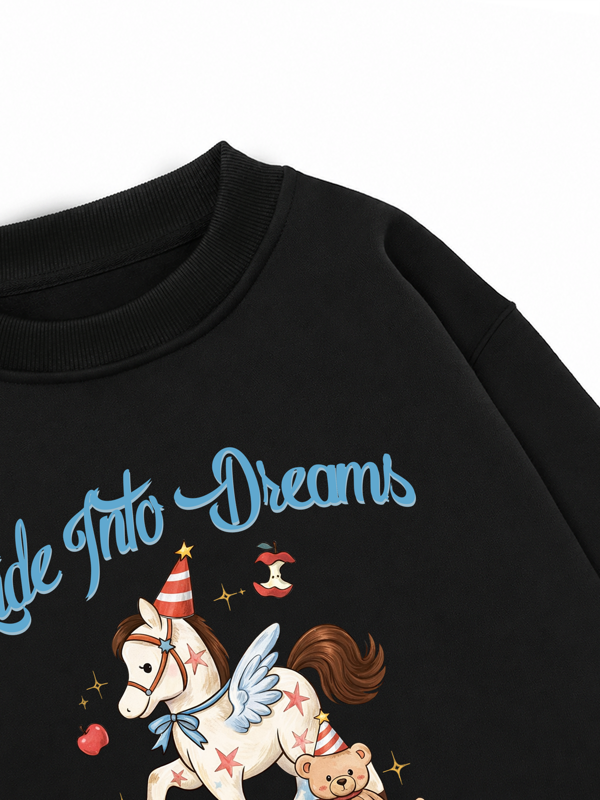 Áo Sweater Nỉ Hai Da Daily Cuties Run Into Dreams