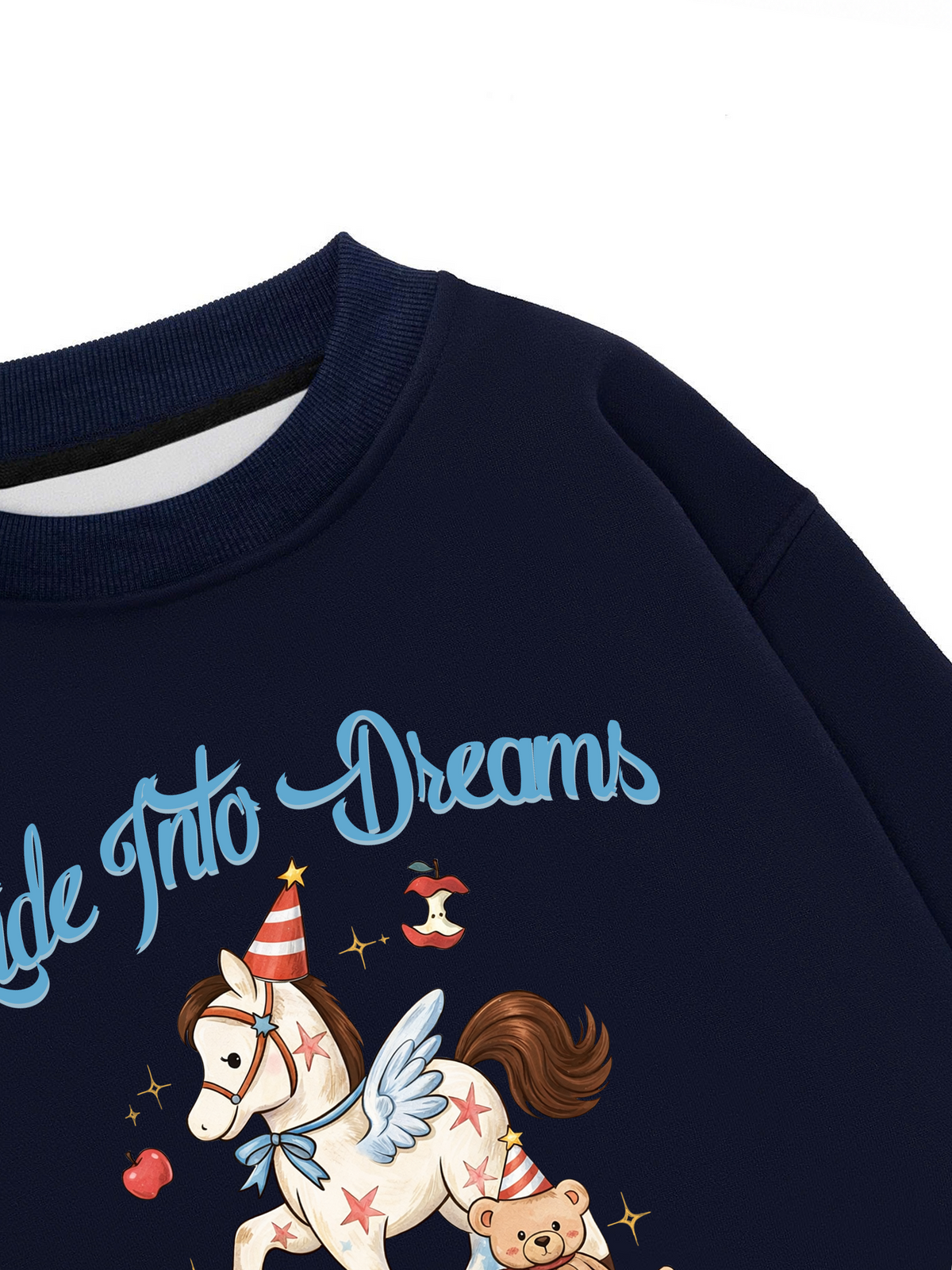 Áo Sweater Nỉ Hai Da Daily Cuties Run Into Dreams