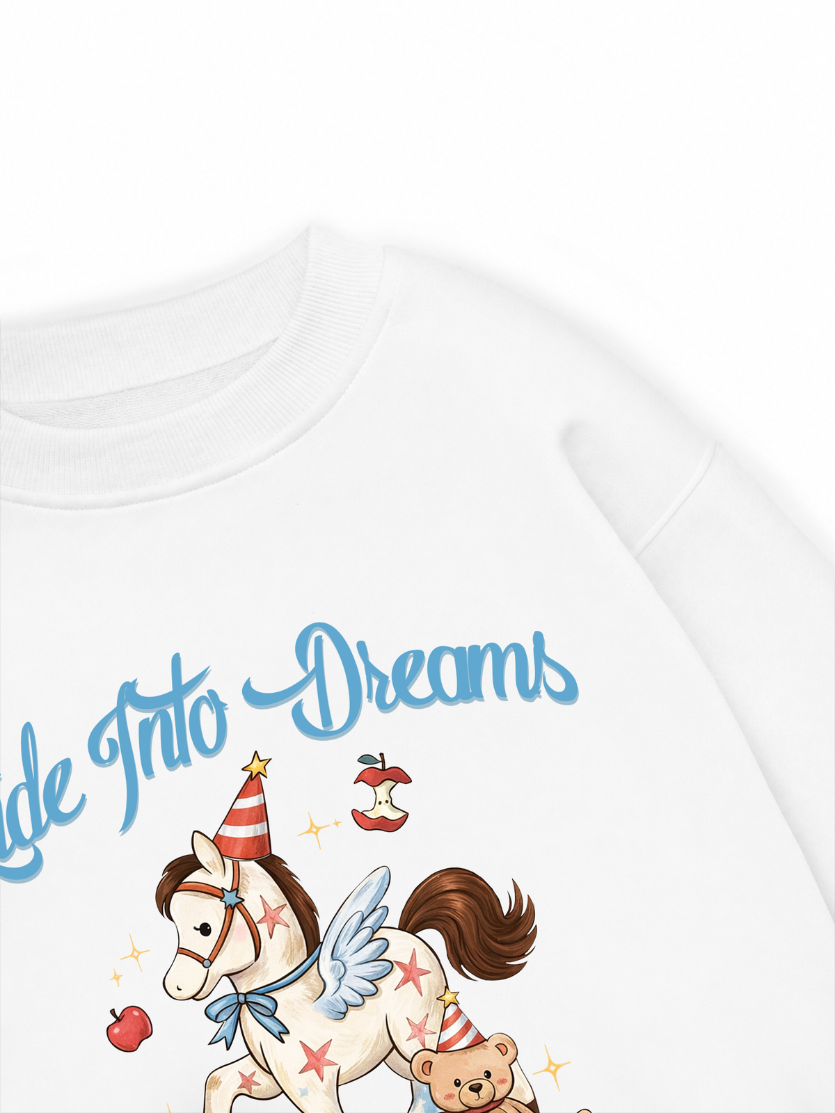 Áo Sweater Nỉ Hai Da Daily Cuties Run Into Dreams