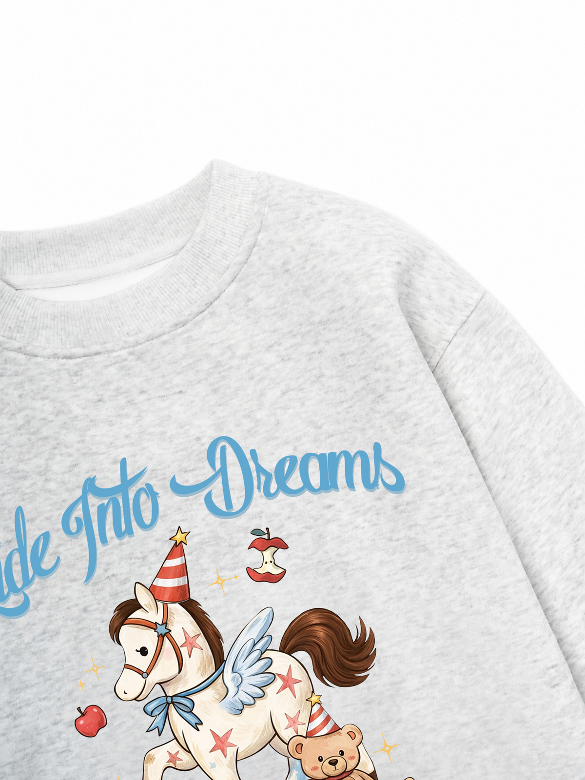 Áo Sweater Nỉ Hai Da Daily Cuties Run Into Dreams