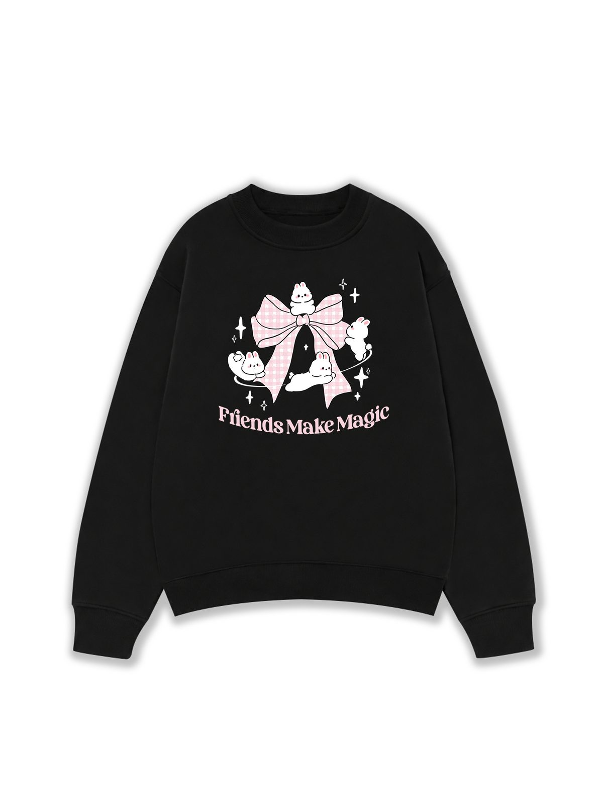 Áo Sweater Nỉ Hai Da Daily Cuties Friends Make Magic
