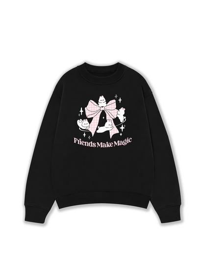 Áo Sweater Nỉ Hai Da Daily Cuties Friends Make Magic