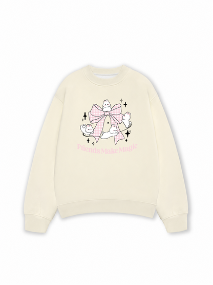 Áo Sweater Nỉ Hai Da Daily Cuties Friends Make Magic