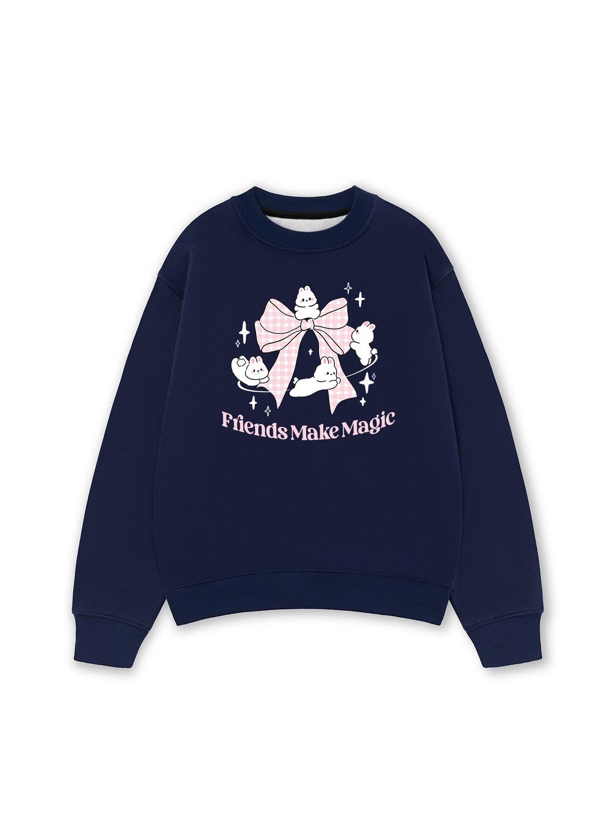 Áo Sweater Nỉ Hai Da Daily Cuties Friends Make Magic