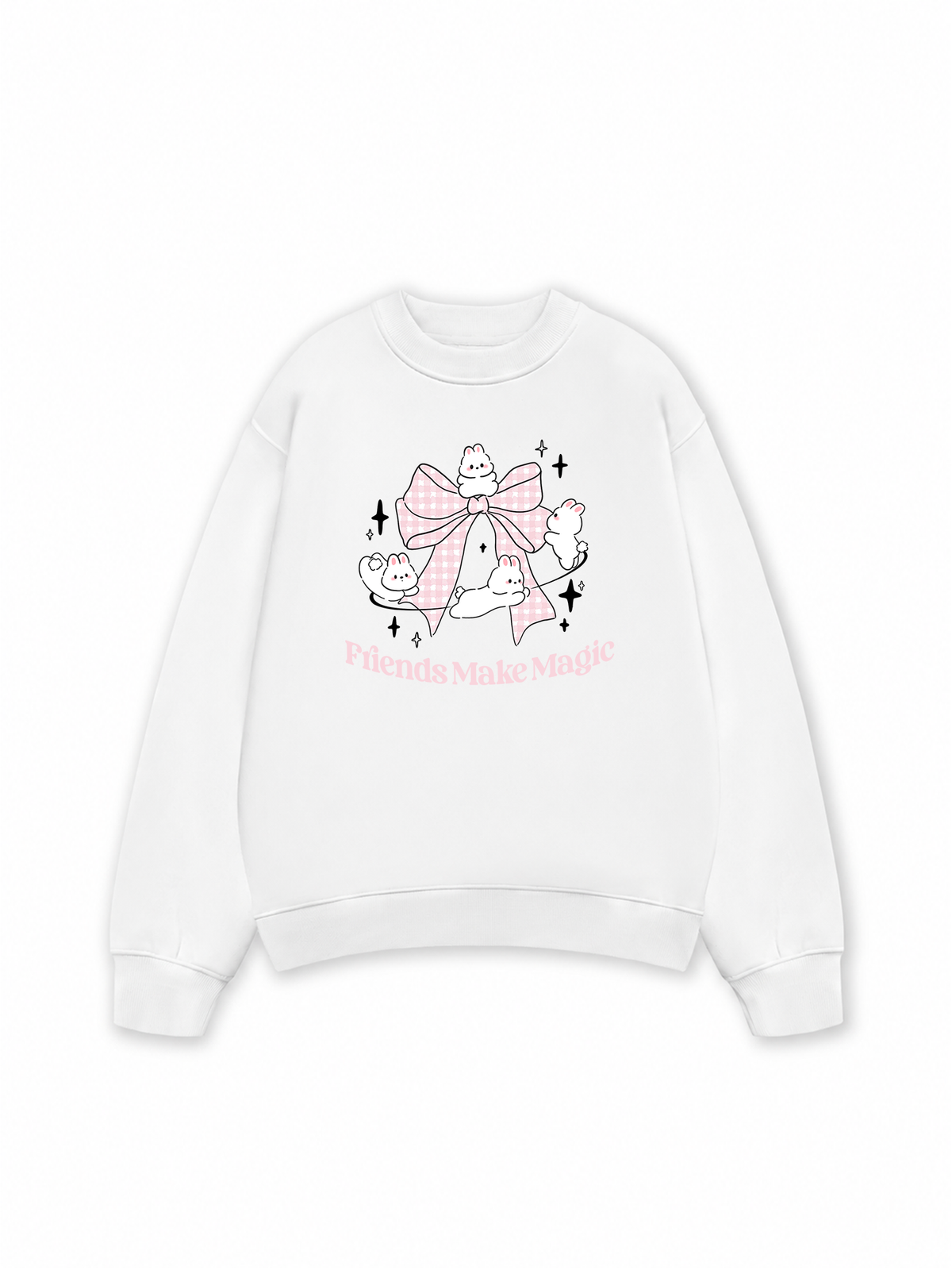 Áo Sweater Nỉ Hai Da Daily Cuties Friends Make Magic