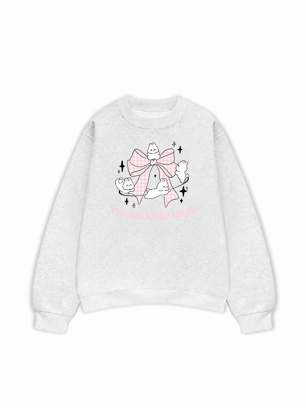 Áo Sweater Nỉ Hai Da Daily Cuties Friends Make Magic