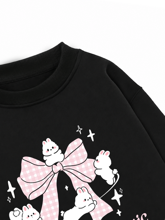 Áo Sweater Nỉ Hai Da Daily Cuties Friends Make Magic
