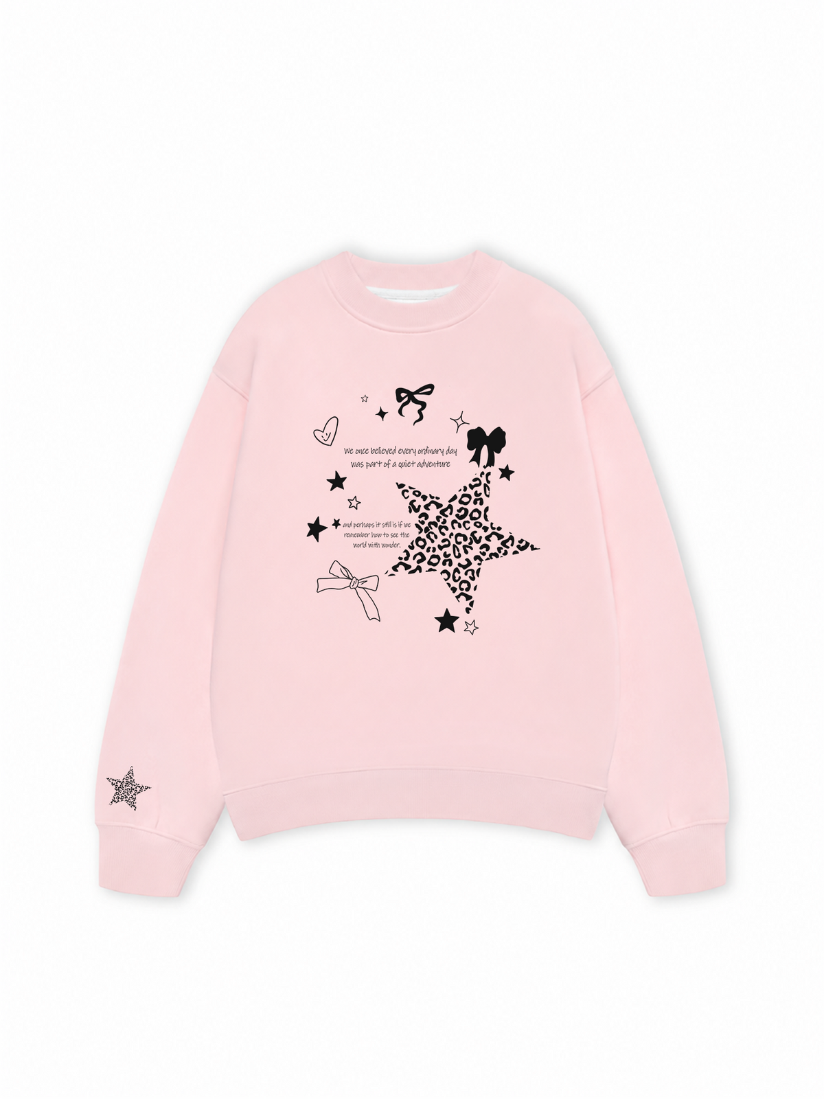 Áo Sweater Nỉ Hai Da Daily Cuties Leopard Star