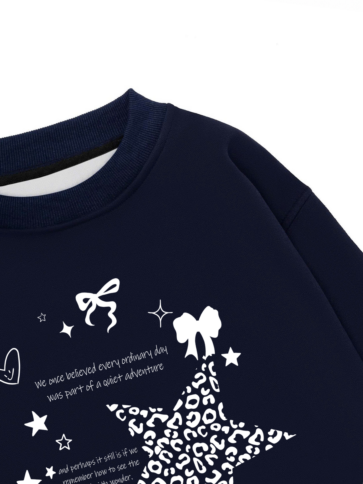 Áo Sweater Nỉ Hai Da Daily Cuties Leopard Star