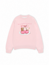 Áo Sweater Nỉ Hai Da Daily Cuties Two Cherries One Heart