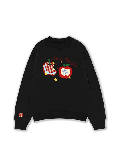 Áo Sweater Nỉ Hai Da Daily Cuties Love at First Bite