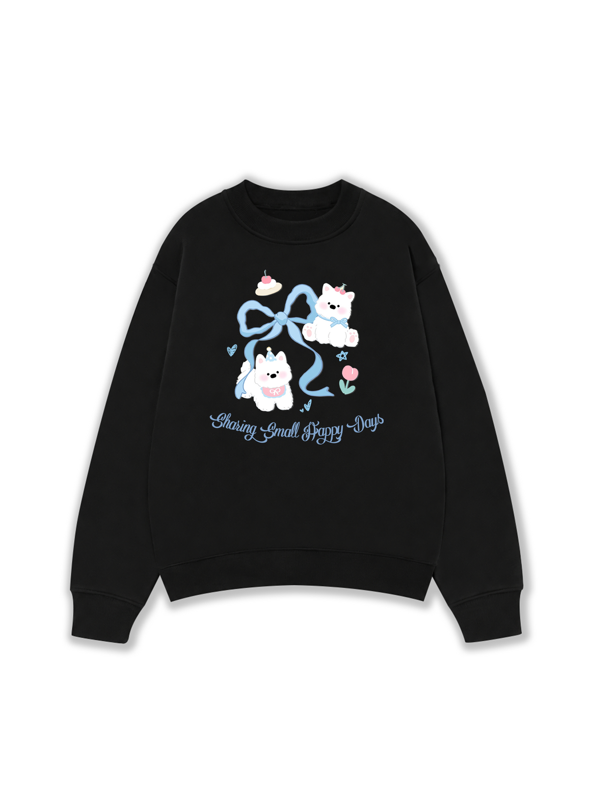 Áo Sweater Nỉ Hai Da Daily Cuties Sharing Small Happy Days