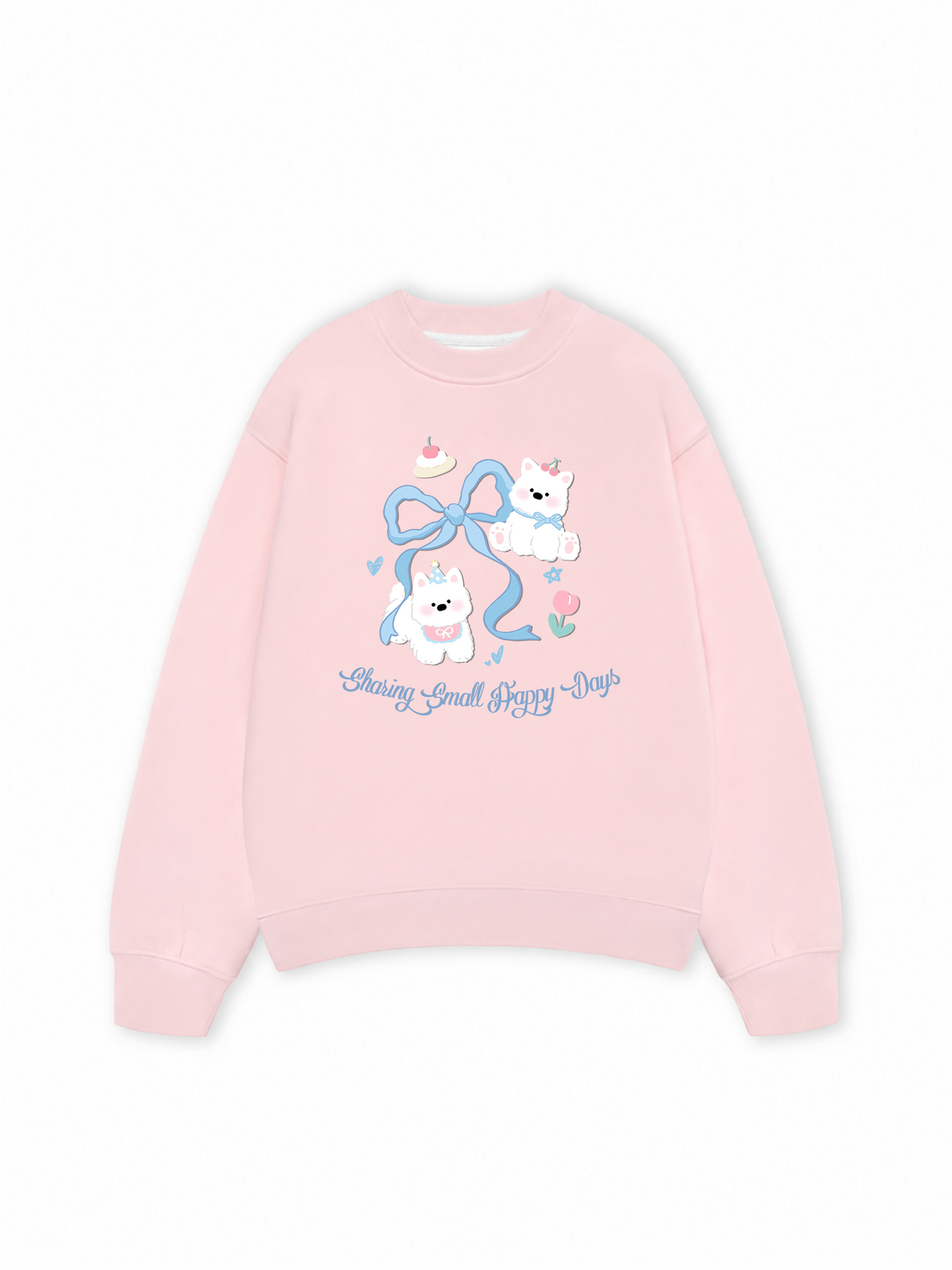 Áo Sweater Nỉ Hai Da Daily Cuties Sharing Small Happy Days
