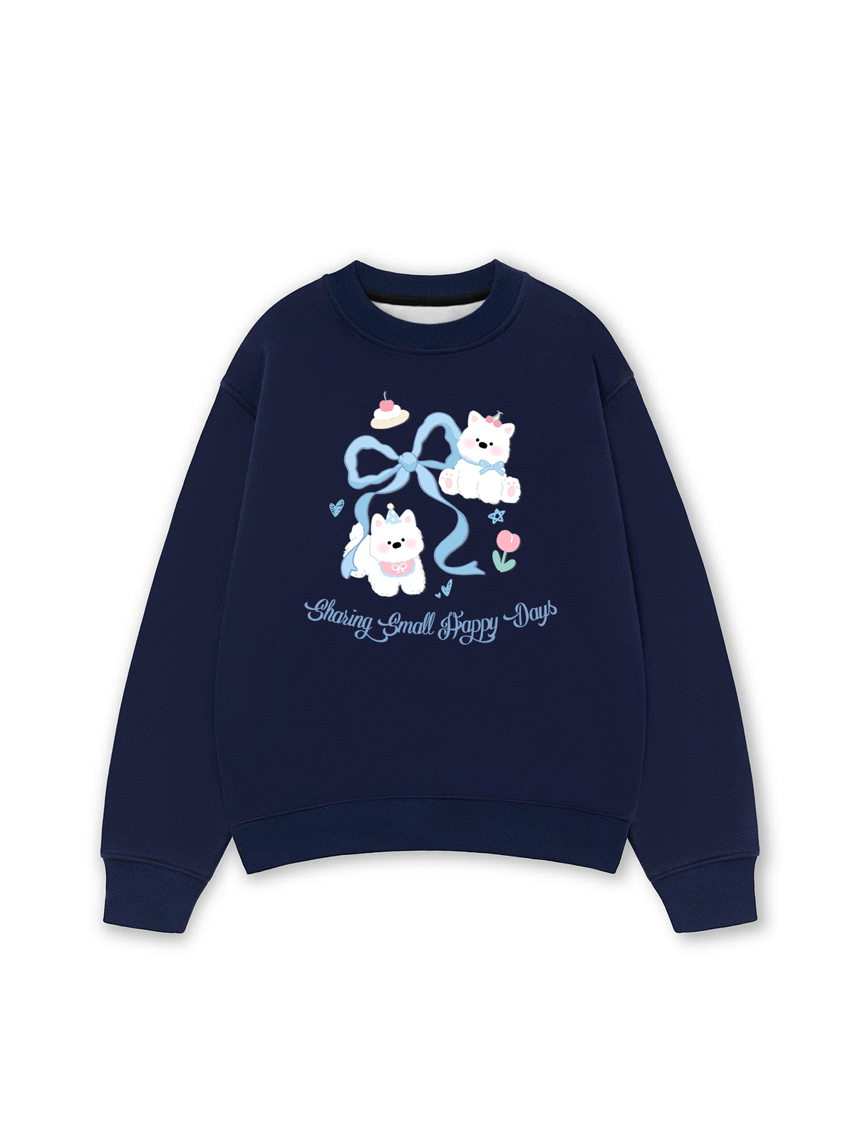 Áo Sweater Nỉ Hai Da Daily Cuties Sharing Small Happy Days