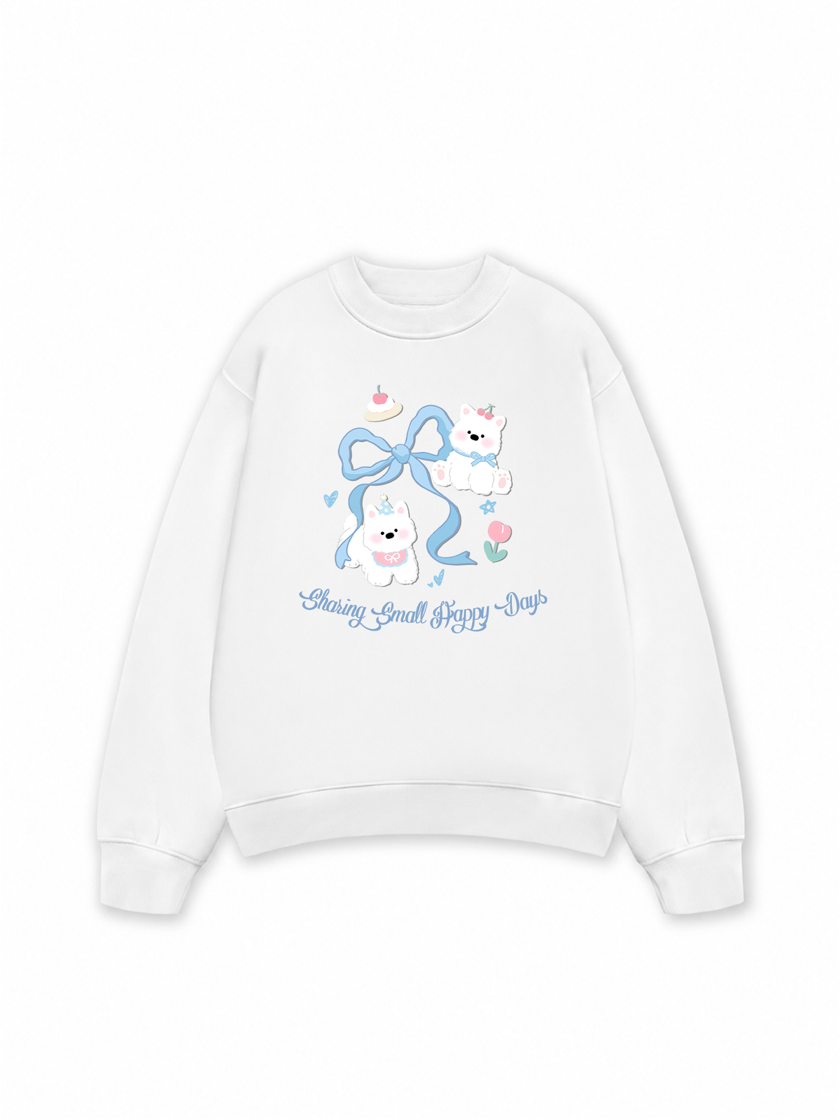 Áo Sweater Nỉ Hai Da Daily Cuties Sharing Small Happy Days
