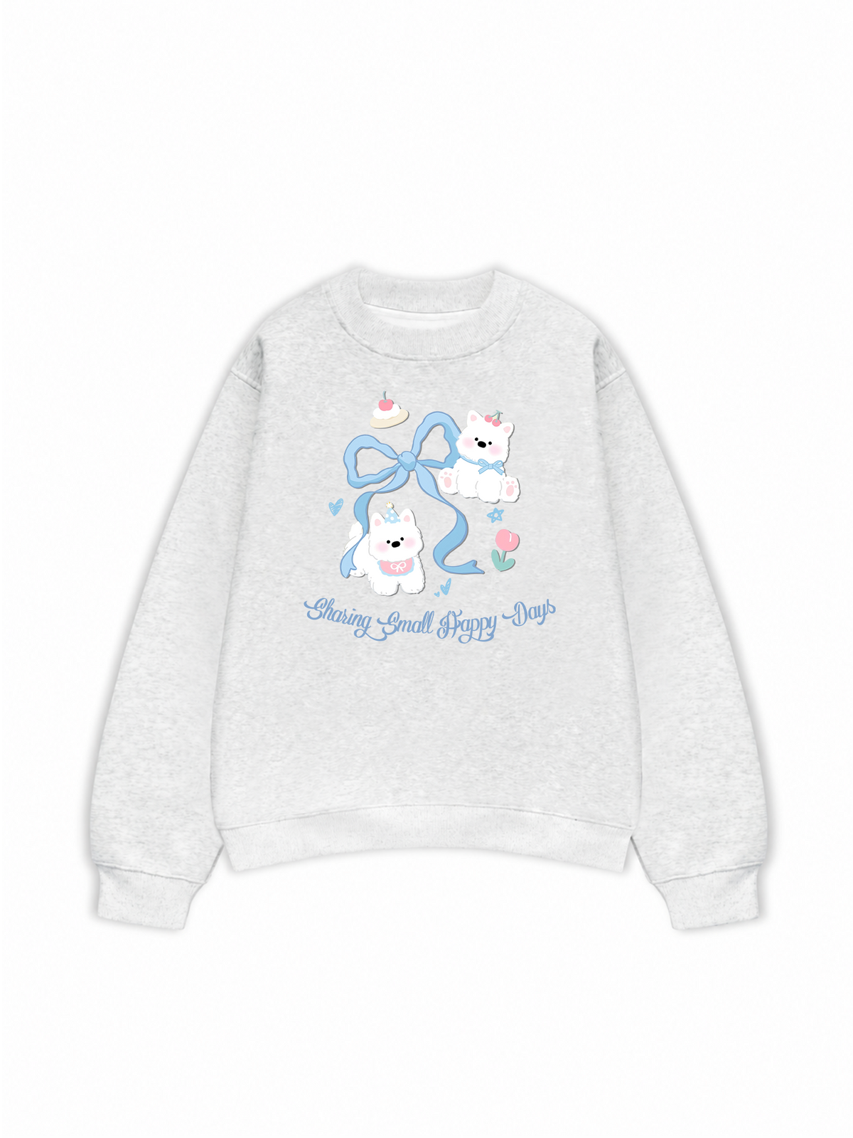 Áo Sweater Nỉ Hai Da Daily Cuties Sharing Small Happy Days