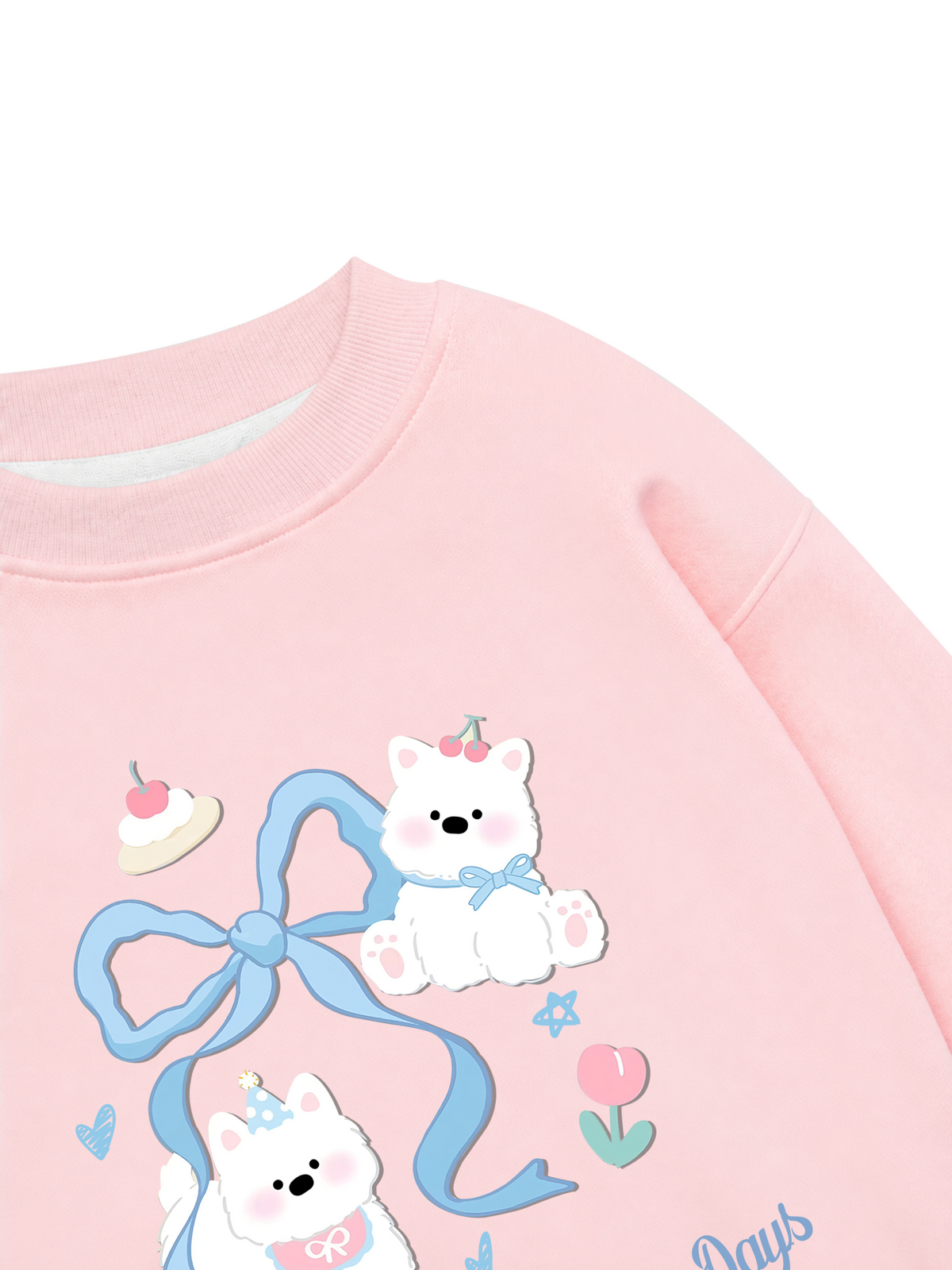 Áo Sweater Nỉ Hai Da Daily Cuties Sharing Small Happy Days