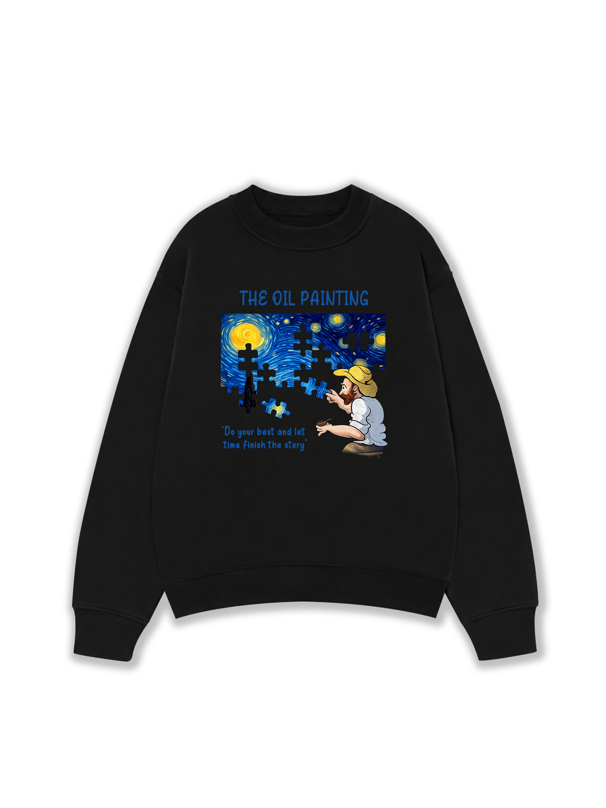 Áo Sweater Nỉ Hai Da Masterpiece The Oil Painting