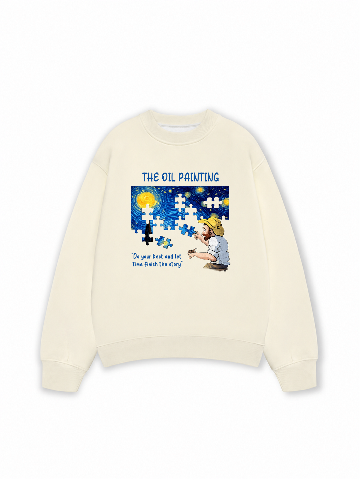 Áo Sweater Nỉ Hai Da Masterpiece The Oil Painting