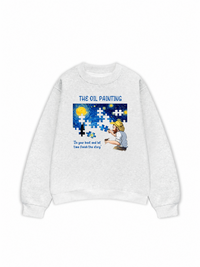 Áo Sweater Nỉ Hai Da Masterpiece The Oil Painting