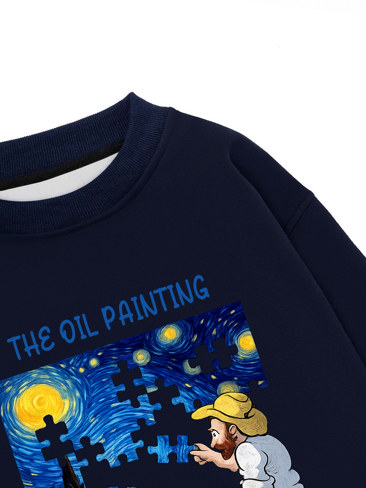 Áo Sweater Nỉ Hai Da Masterpiece The Oil Painting