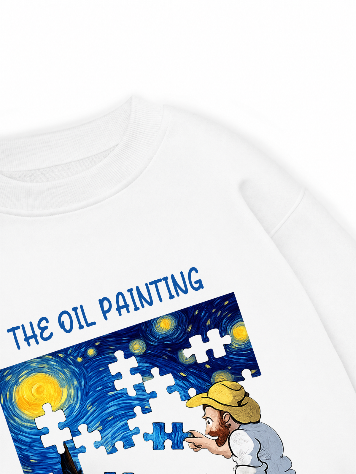 Áo Sweater Nỉ Hai Da Masterpiece The Oil Painting