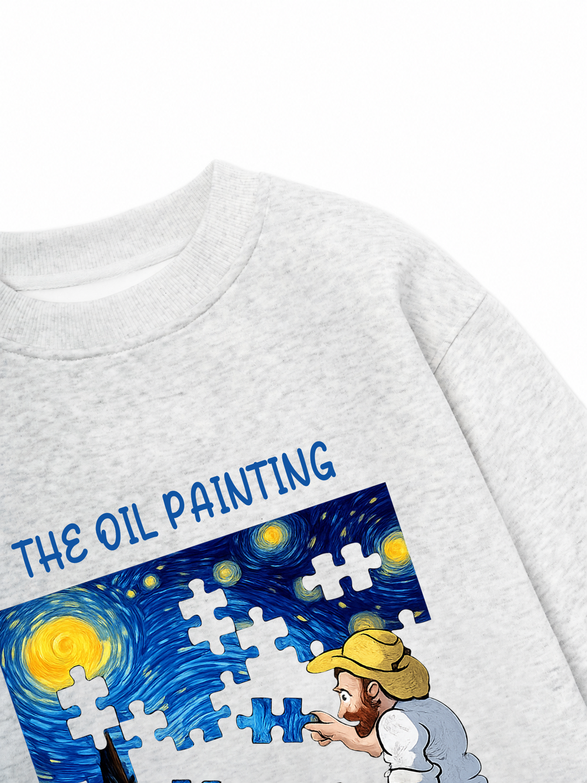 Áo Sweater Nỉ Hai Da Masterpiece The Oil Painting