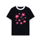 Áo Thun Ringer Relaxed Fit Summer Vibes Pink Starfish
