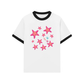 Áo Thun Ringer Relaxed Fit Summer Vibes Pink Starfish