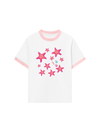 Áo Thun Ringer Relaxed Fit Summer Vibes Pink Starfish
