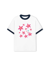 Áo Thun Ringer Relaxed Fit Summer Vibes Pink Starfish