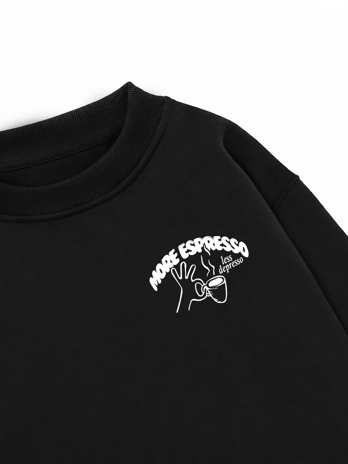 Áo Sweater Nỉ Hai Da More Espresso