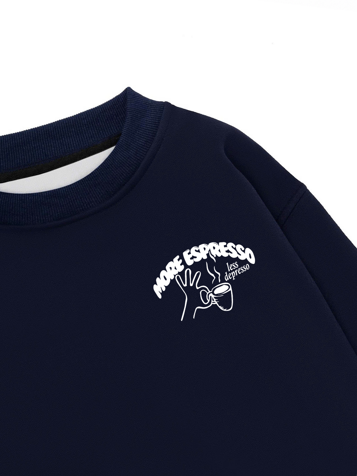 Áo Sweater Nỉ Hai Da More Espresso