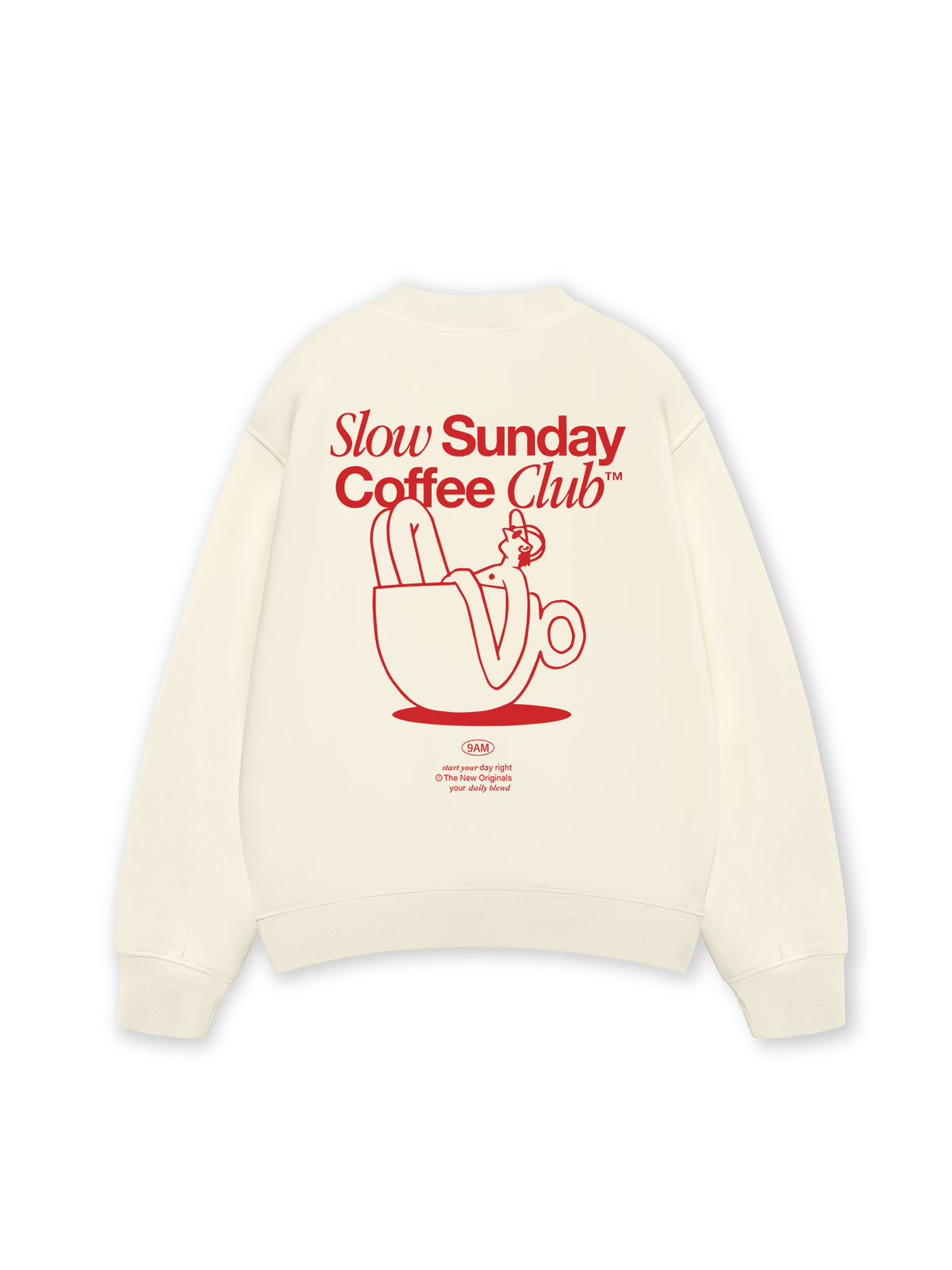 Áo Sweater Nỉ Hai Da Slow Sunday Coffee Club