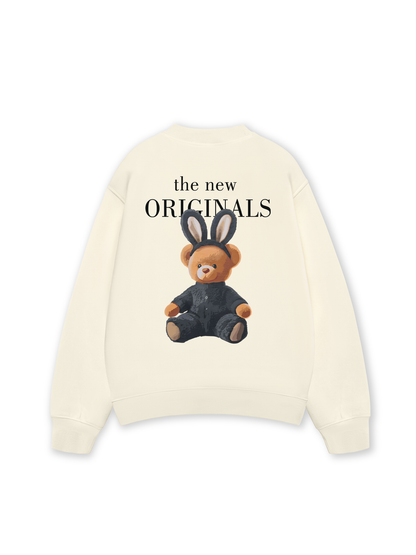 Áo Sweater Nỉ Hai Da Rabbit Bear Doll