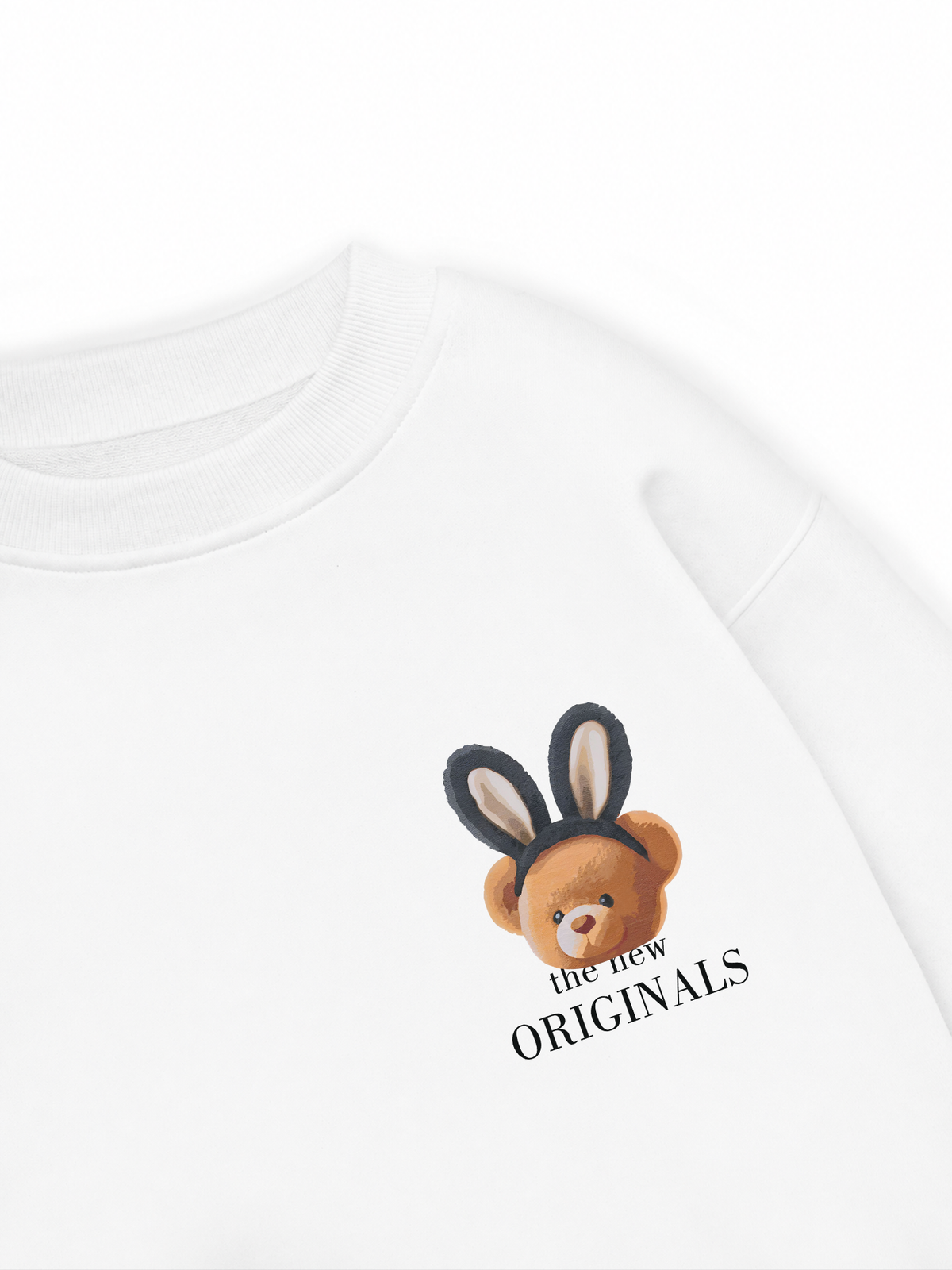 Áo Sweater Nỉ Hai Da Rabbit Bear Doll